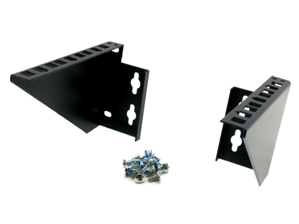CNAweb 3U 19" Network Rack Bracket for Wallmount Vertical Hang or Desk Mount