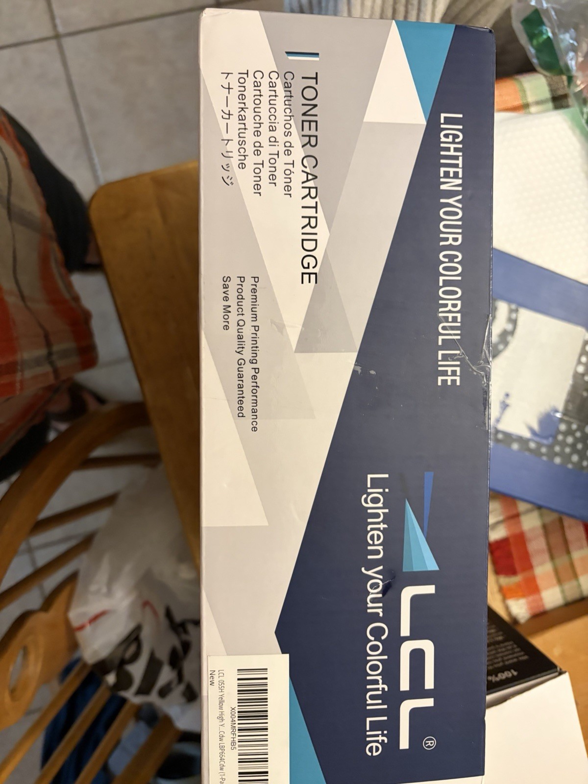 LCL Toner  LCL-CRG-055H Laser Printer  Cartridge Without Chip. Yellow.