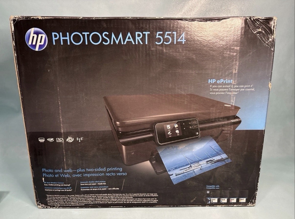 HP Photosmart 5514 Wireless Printer  New In Box