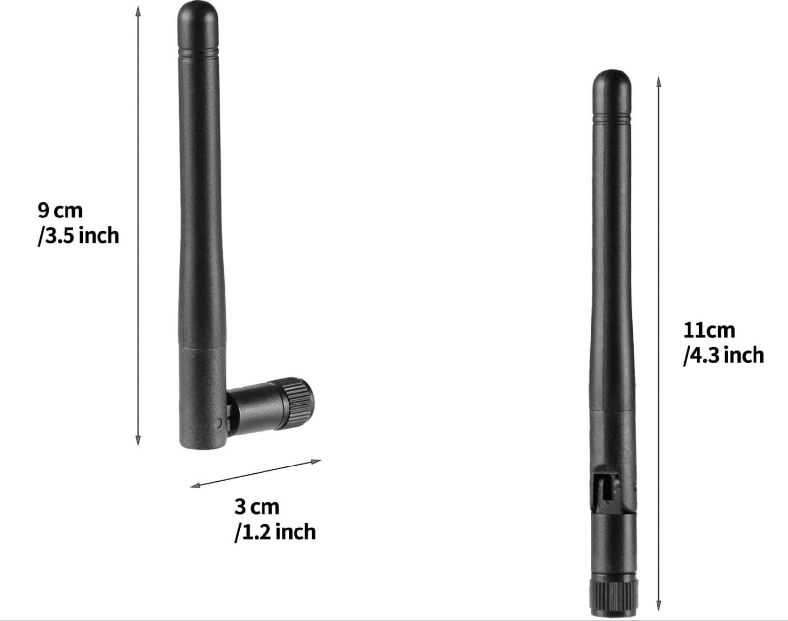 LOT 5x - 50x Pack RP-SMA Antenna for WiFi 2.4GHz/5Ghz Wireless Card Router 5dbi