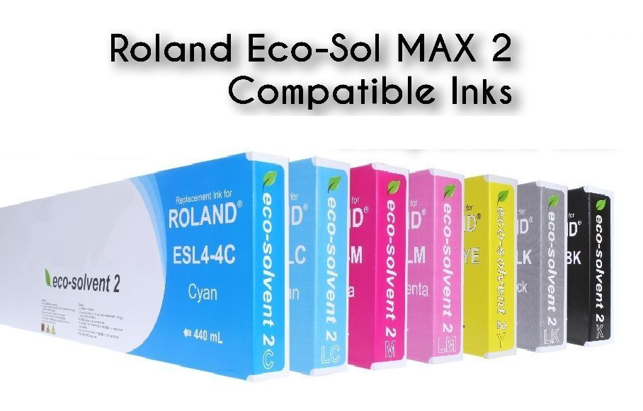 6 Pack Ink for ROLAND Soljet Pro 4 VS VP XF XR 540 640 / Eco-Sol Max2 ESL4 440ml