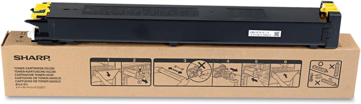 Genuine Sharp MX-31NTYA Yellow toner to MX-2600N MX-3100N MX-4100N MX-4101 5001