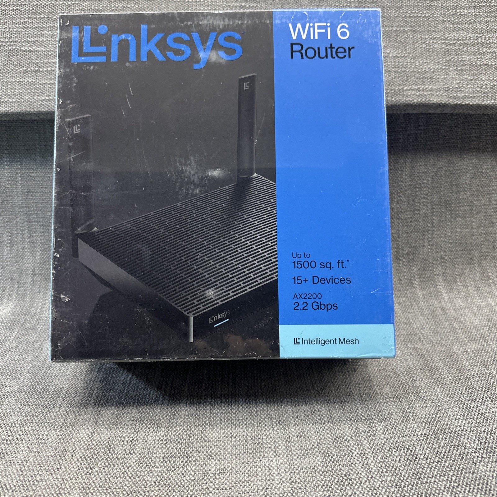Linksys Classic Micro Pro 6 AX & AC5400 Dual Band WiFi 6 Router, Black (LN3121)
