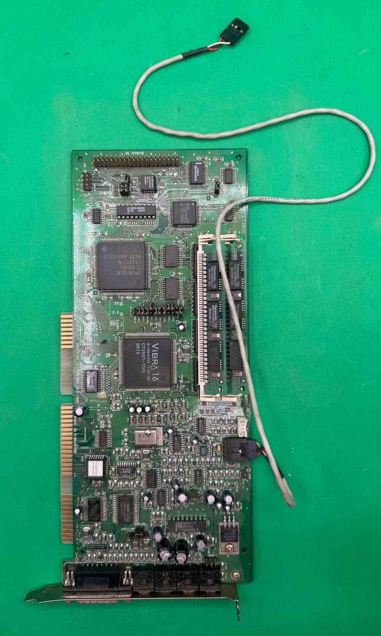 Creative Labs Sound Blaster 32 CT3930 ISA Sound Card w/ RAM TC