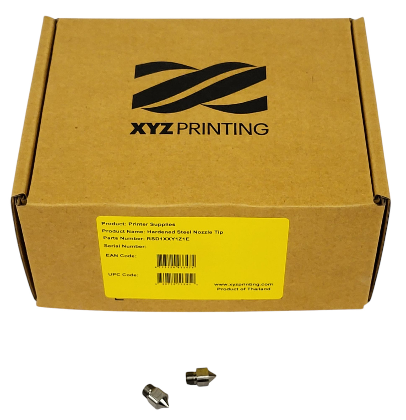 NEW XYZ Printing RSD1XXY1Z1E Crazy3DPrint CZ-300 Hardened Steel Nozzle Tip