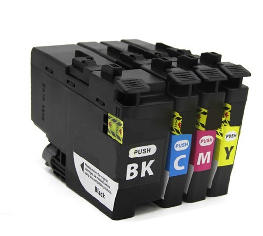 4PK New Ink Set + chip fits Brother LC406 MFC-J4335DW MFC-J4345DW MFC-J6955DW