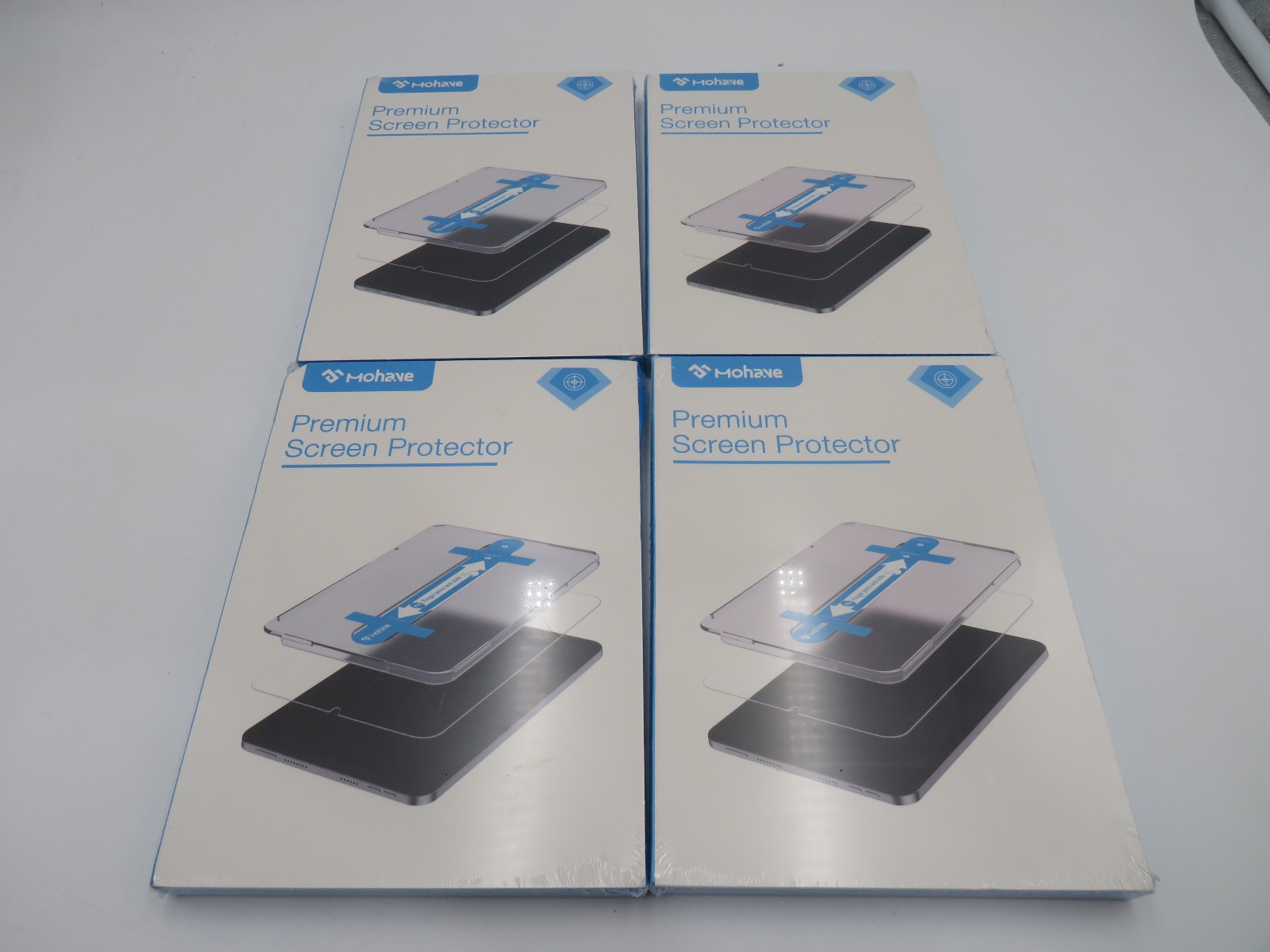 LOT OF 4 EZ GLAZ-2 Pack iPad Mini 8.3 Inch Screen Protector Mini 7 A17 Pro 7th