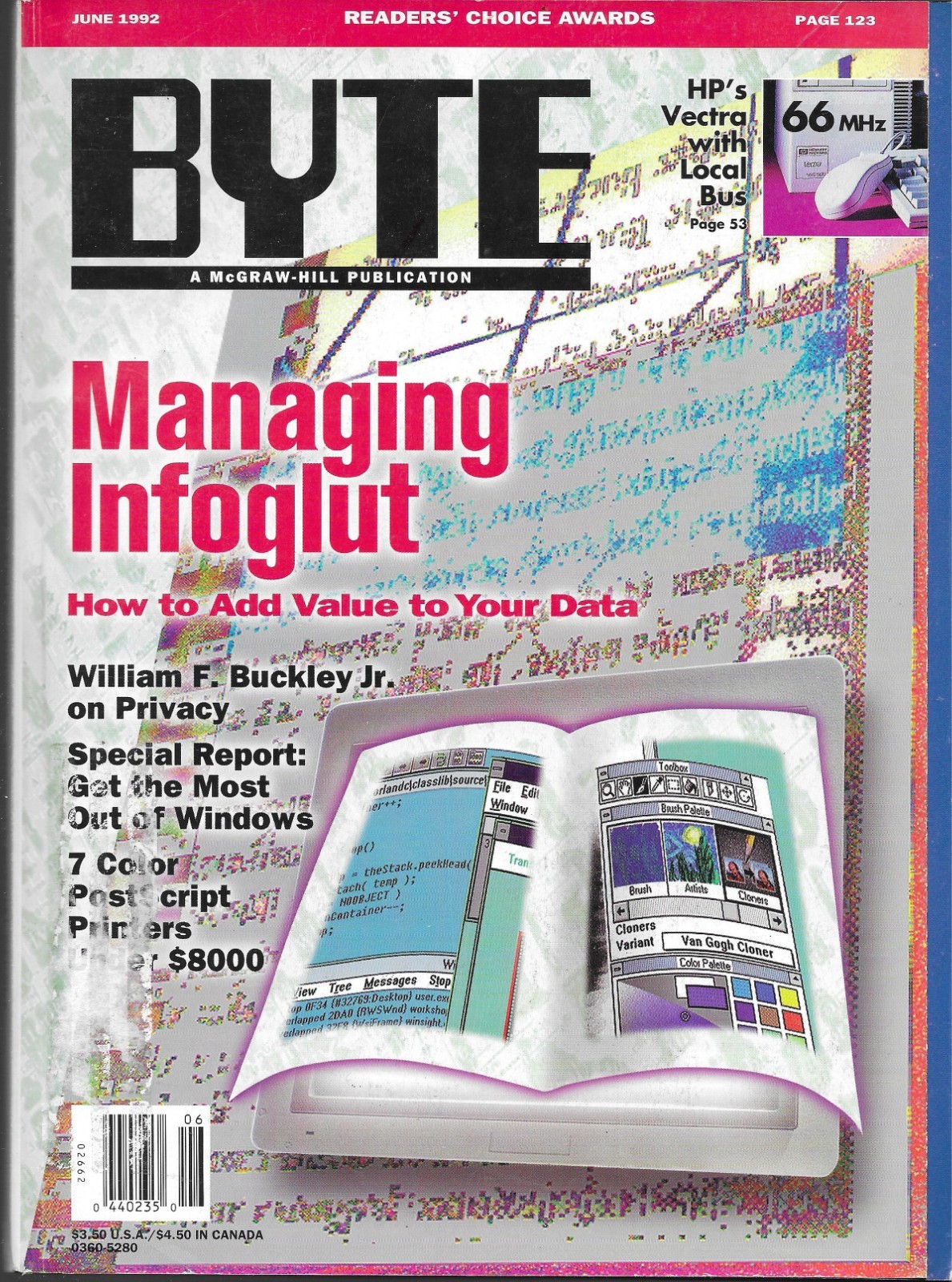BYTE MAGAZINE JUNE 1992 VOL. 17 NO. 6 (VG) MORE BYTES IN EBAY STORE DISCOUNTS