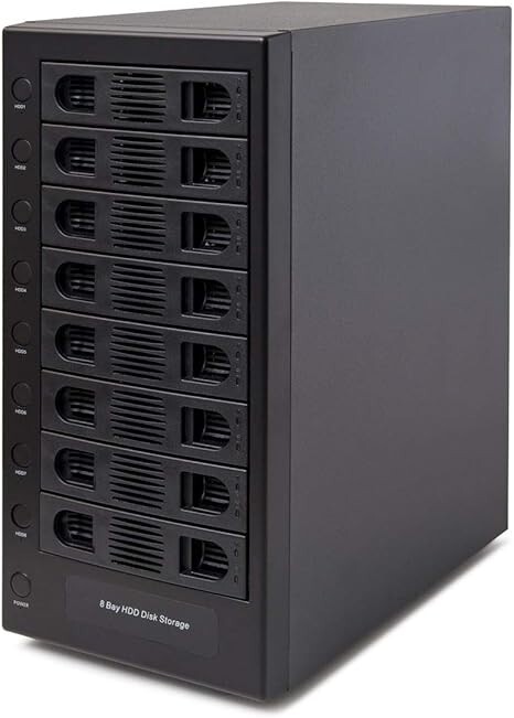Syba 8-Bay SATA to USB 3.0 Hard Drive Enclosure – Opened, Barely Used