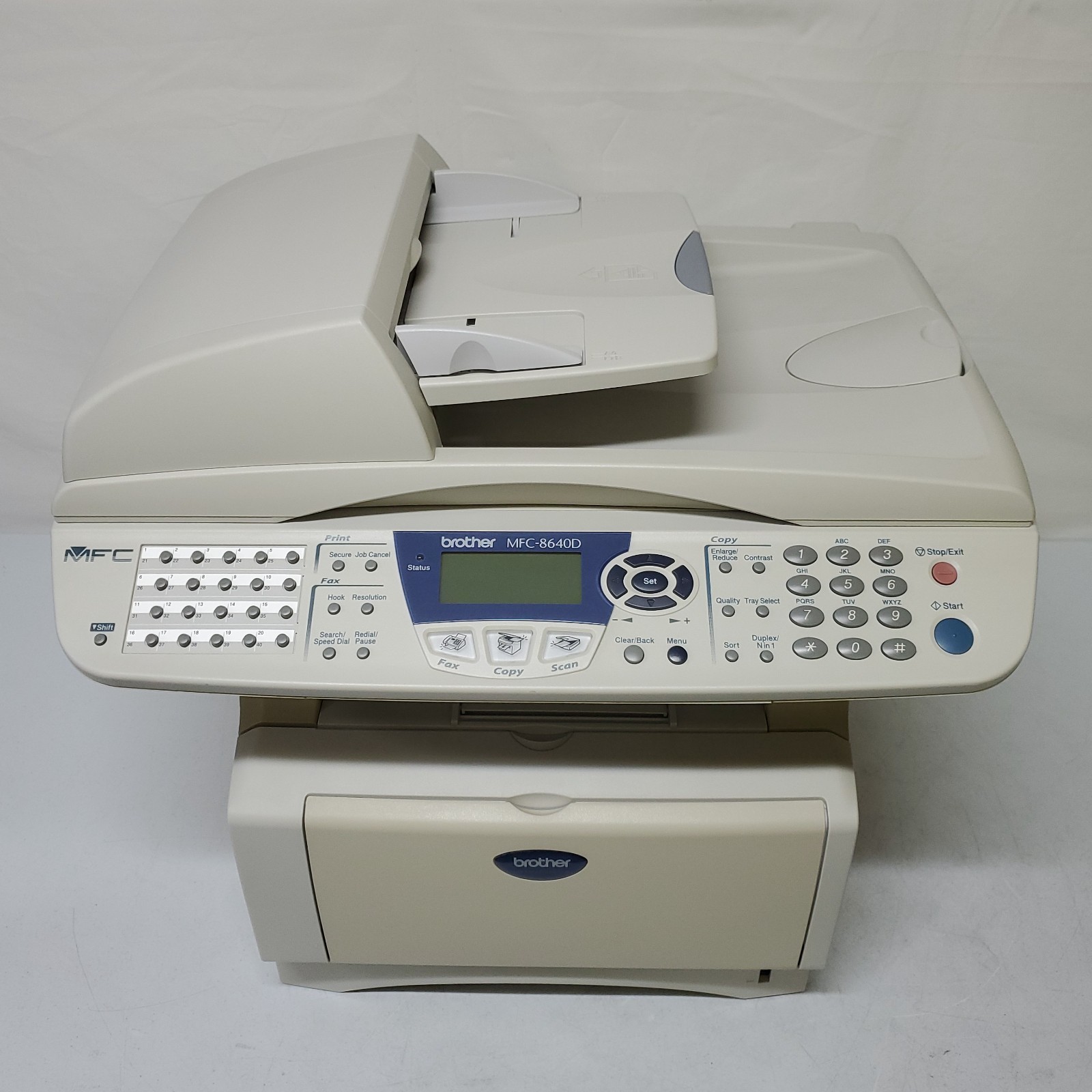 Brother MFC-8640D Mono Laser Printer 11K Pg Ct W/Toner All-In-One Duplex Copy