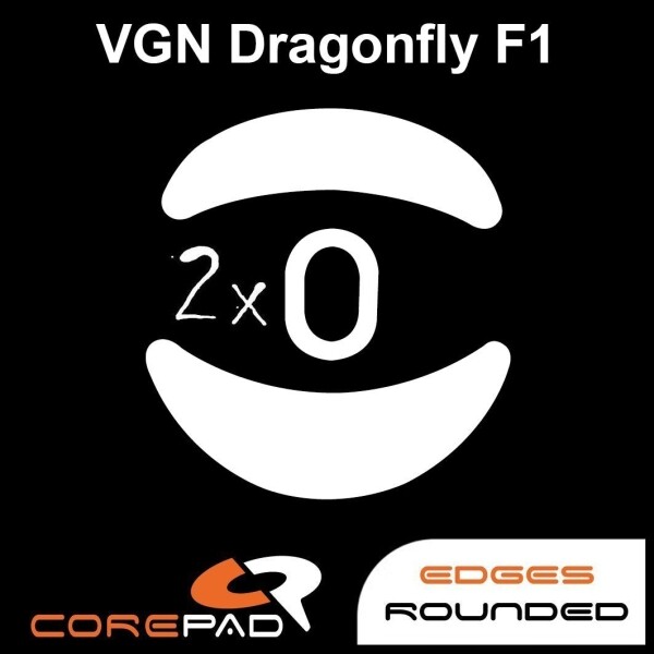 Corepad Skatez VGN Dragonfly F1 replacement mouse feet mouse glider Hyperglides Teflon