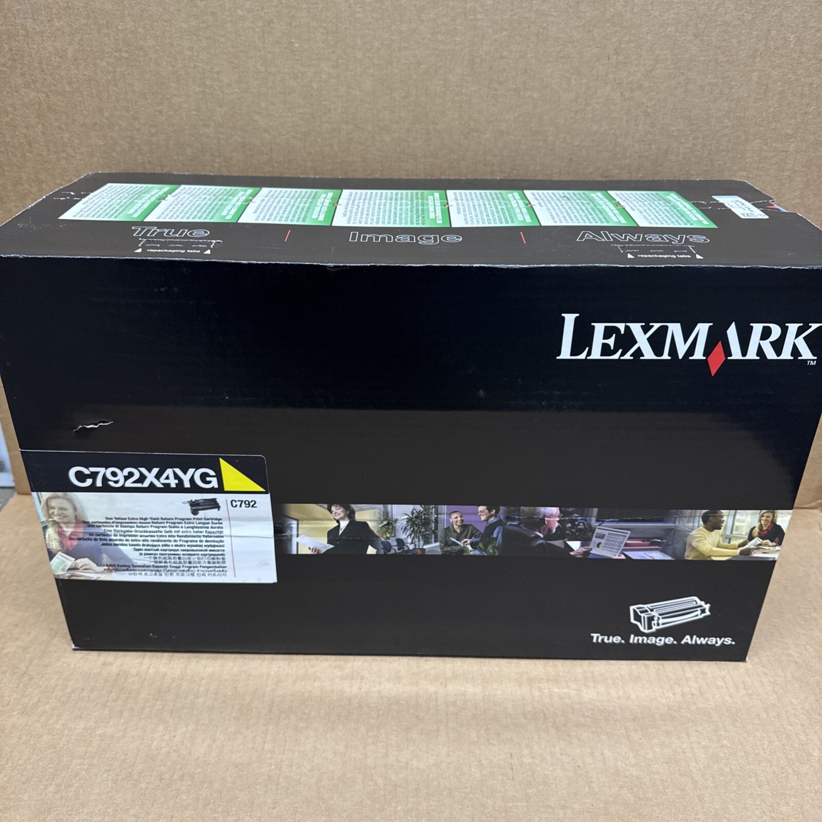 Lexmark C792X4YG Yello Extra High Yield Return Program Print Cartridge for C792