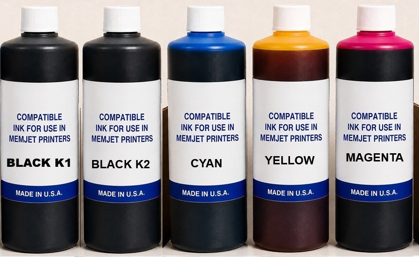 5 x COMPATIBLE BULK INK REFILL FOR MEMJET Hasler HJ950C HJ1180C (5 LITER)