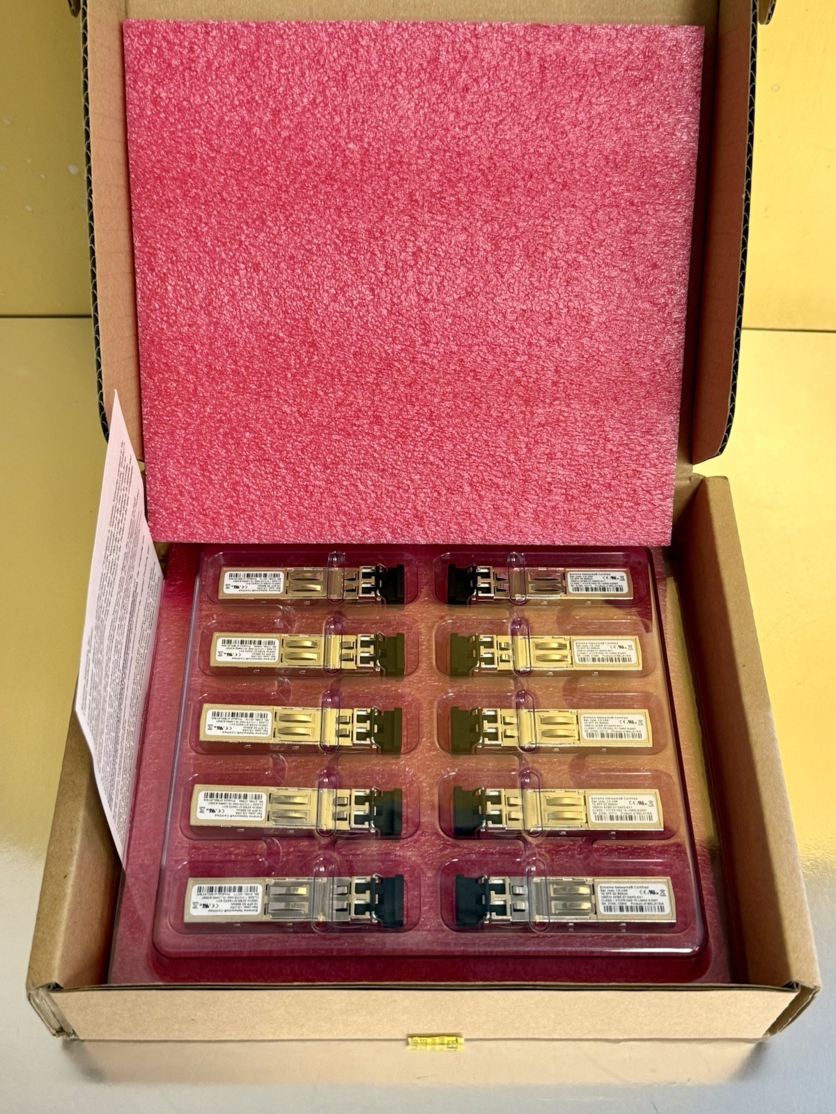 NEW Extreme Networks 10051H 1G SFP SX 850nm (10-Pack)