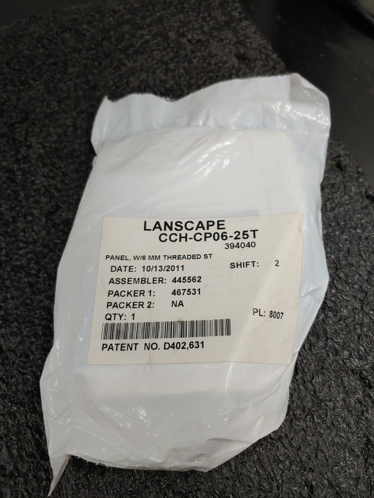CORNING LANSCAPE CCH-CP06-25T CCH Closet Connector Housing Panel