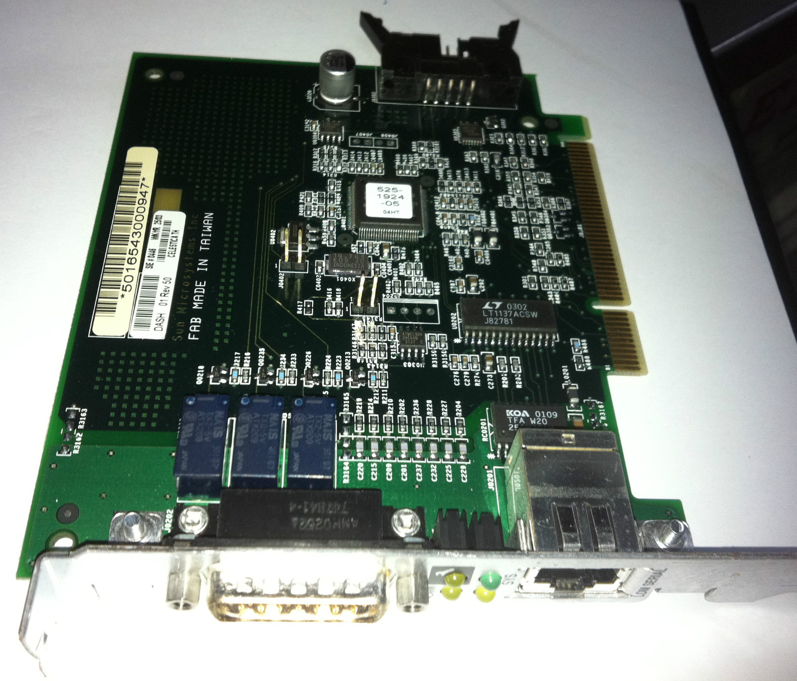 SUN X7087A 501-6543 Alarm Module 