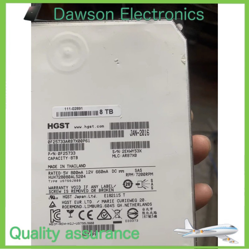 NewNetApp E-X4074A 8TB 7.2K SAS 12GDE6600 E5660 E2760 111-02891