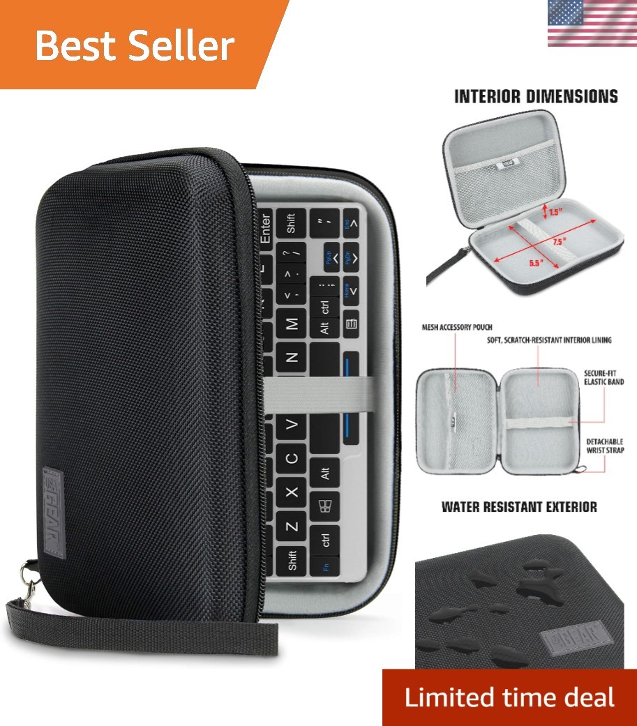 7-Inch Hard Case for Mini Laptops - Water-Resistant and Durable Protection