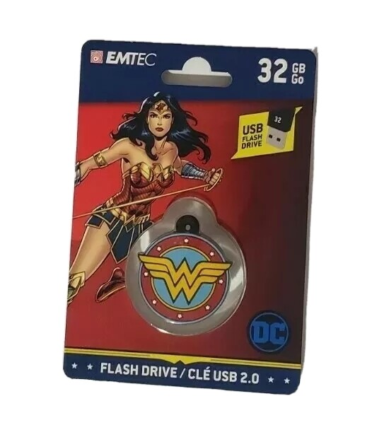 EMTEC USB Flash Drive Wonder Woman 32 GB - DC Comics New