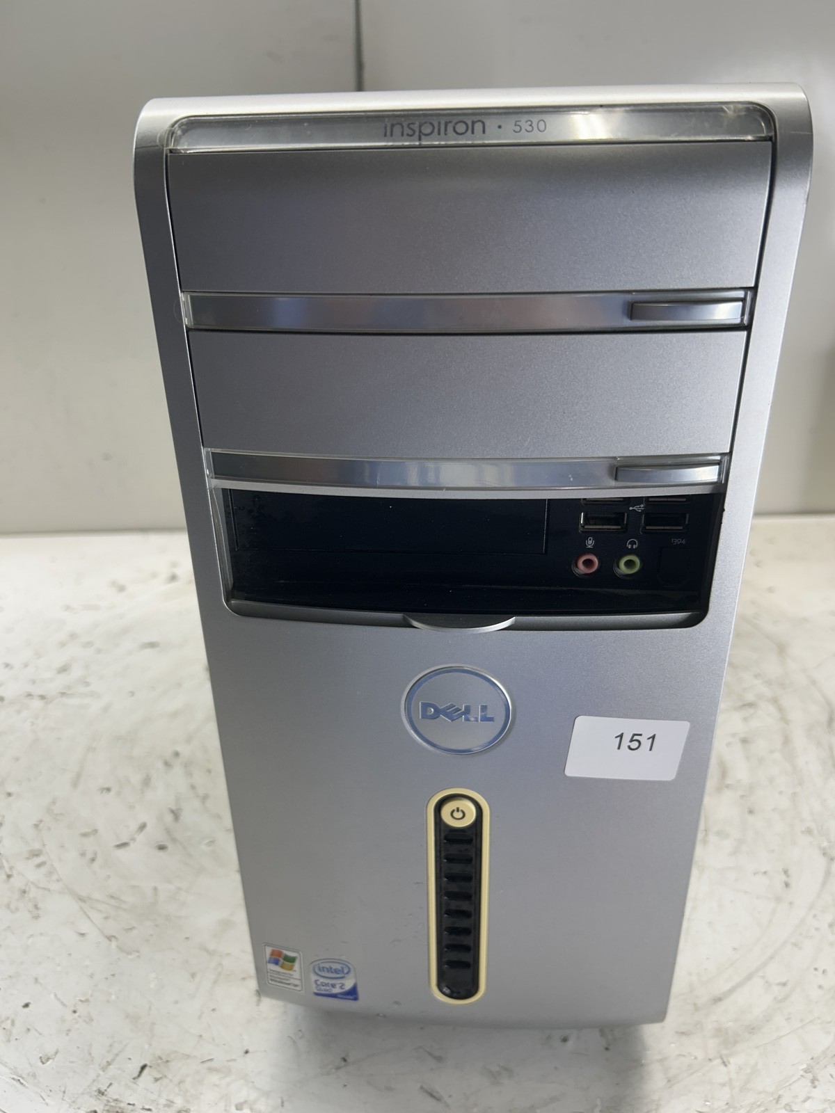 Dell Inspiron 530 Intel Core 2 Quad Q6600 2.40GHz 2GB 500 GB WINDOWS XP