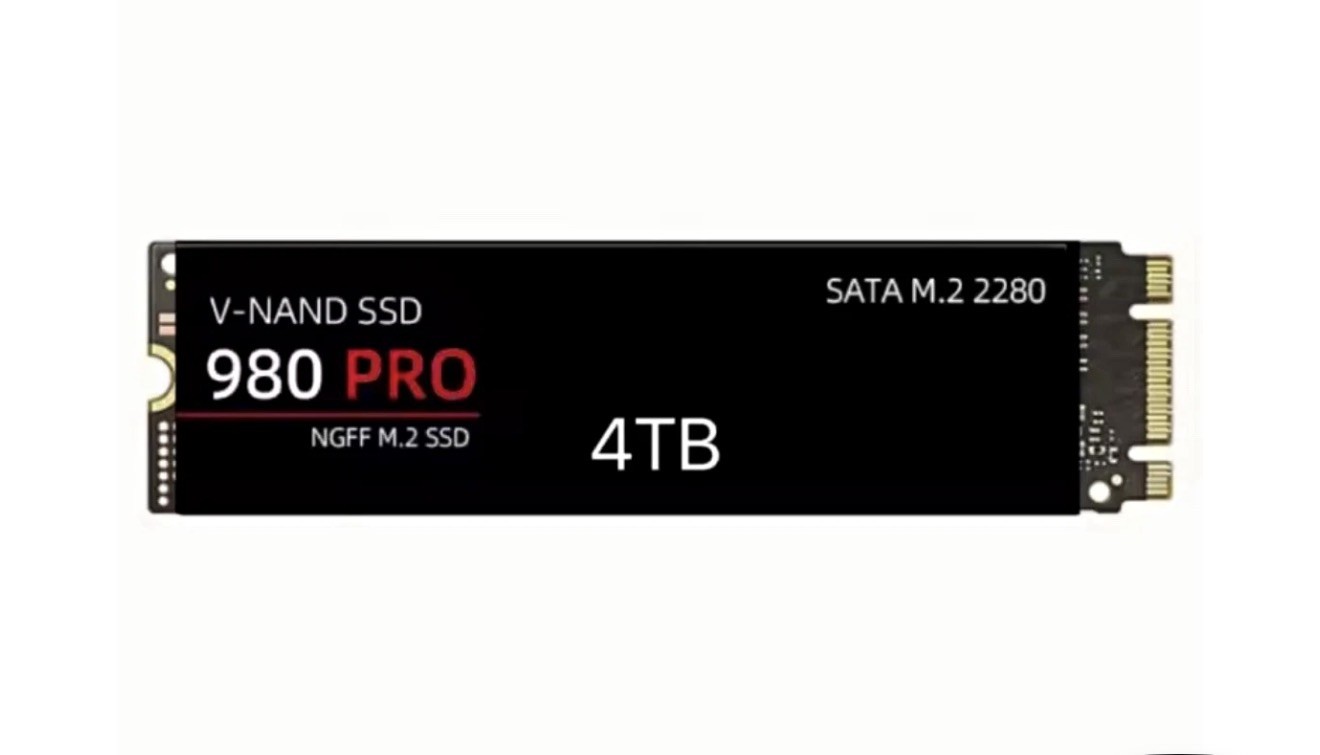 SAMSUNG 990 Pro 4TB M.2 2280 PCIe 4.0 x4 NVMe SSD MZ-V9P4T0B Pre Owned