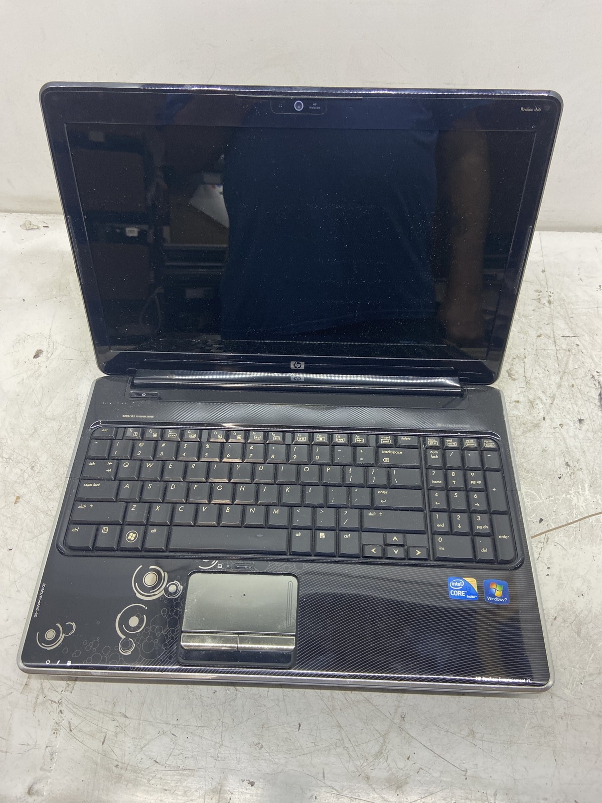 HP Pavilion DV6-2155DX Notebook Intel Core i3-M330 2.13 GHz 4 GB NO HDD