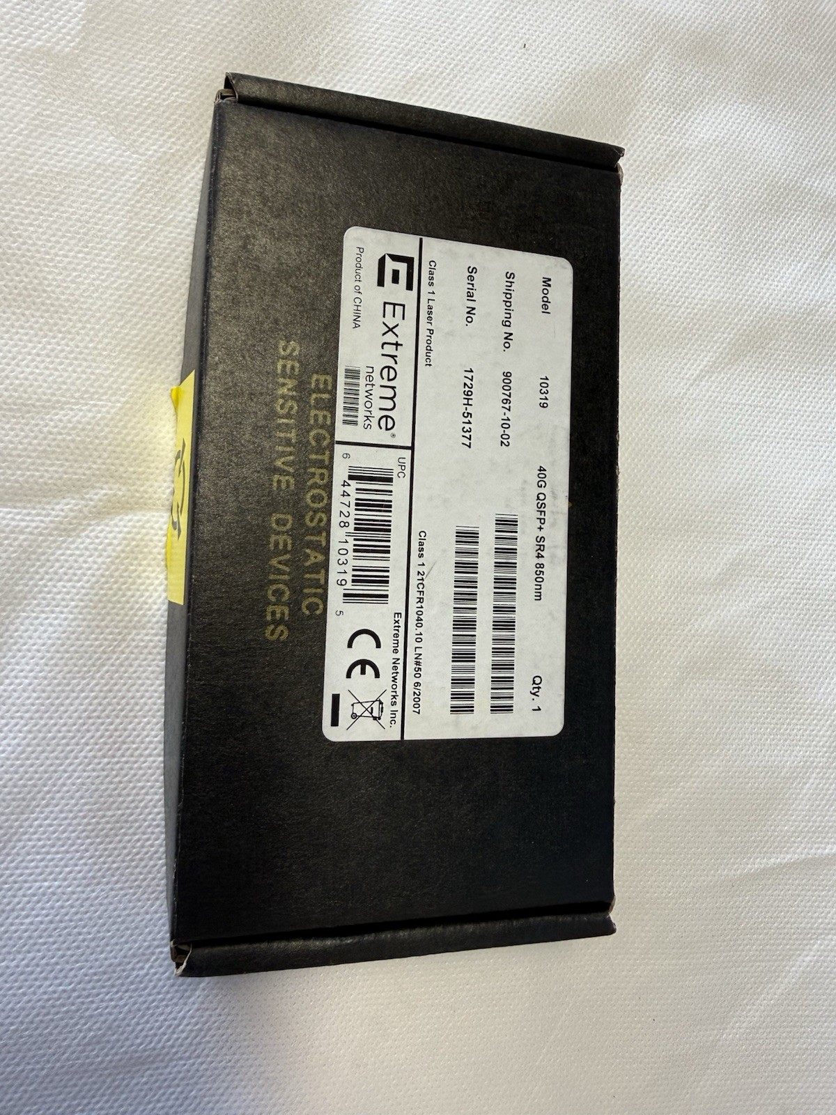 EXTREME 40G QSFP+SR4 850nm