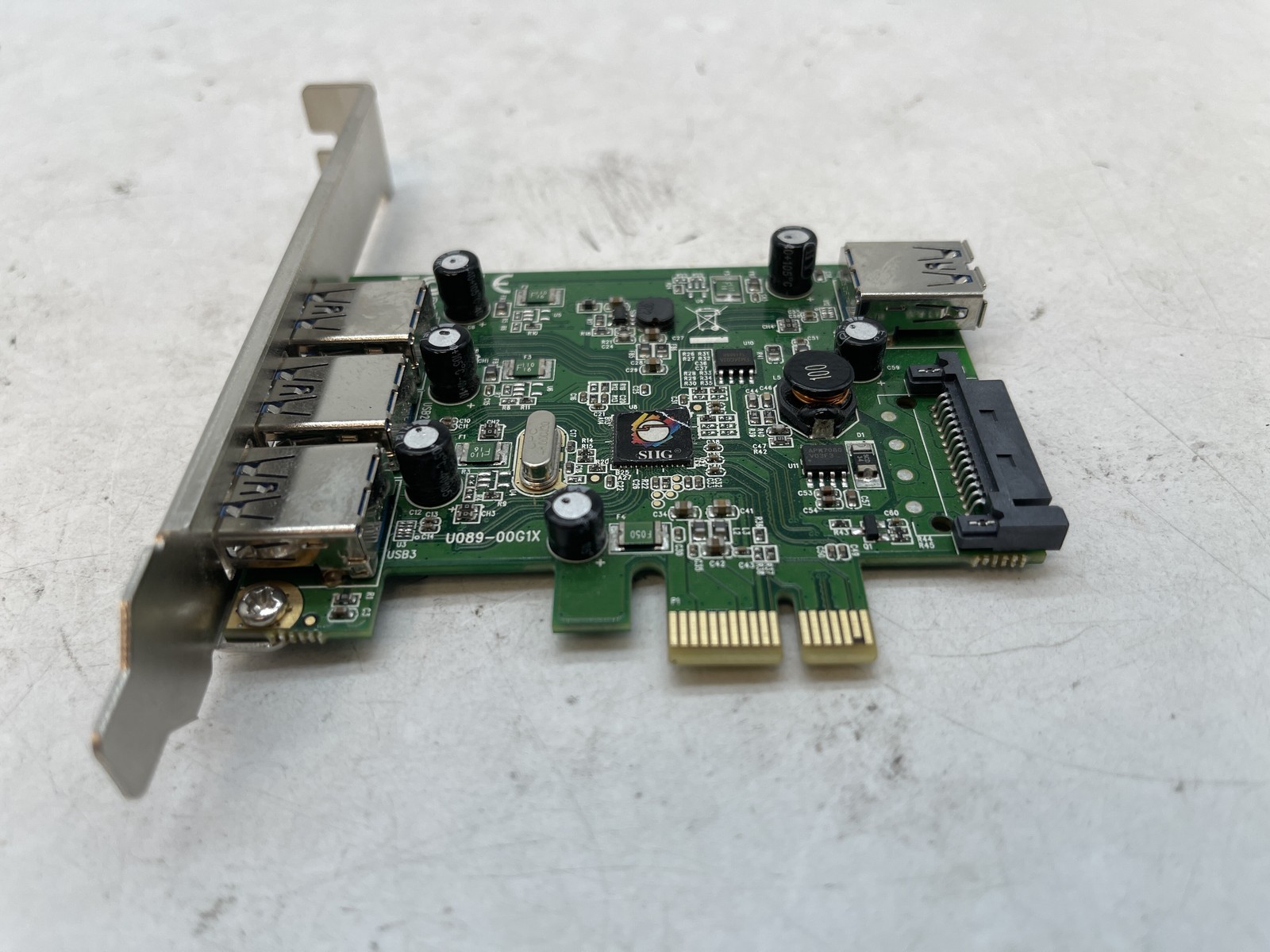 SIIG JU-P40212-S1 DP SuperSpeed USB 3.0 4-Port PCIe Host Adapter Card - Free S/H