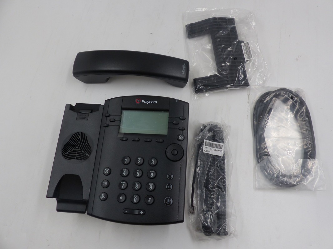 POLYCOM 220-48300-001 6-LINE POE BUSINESS PHONE