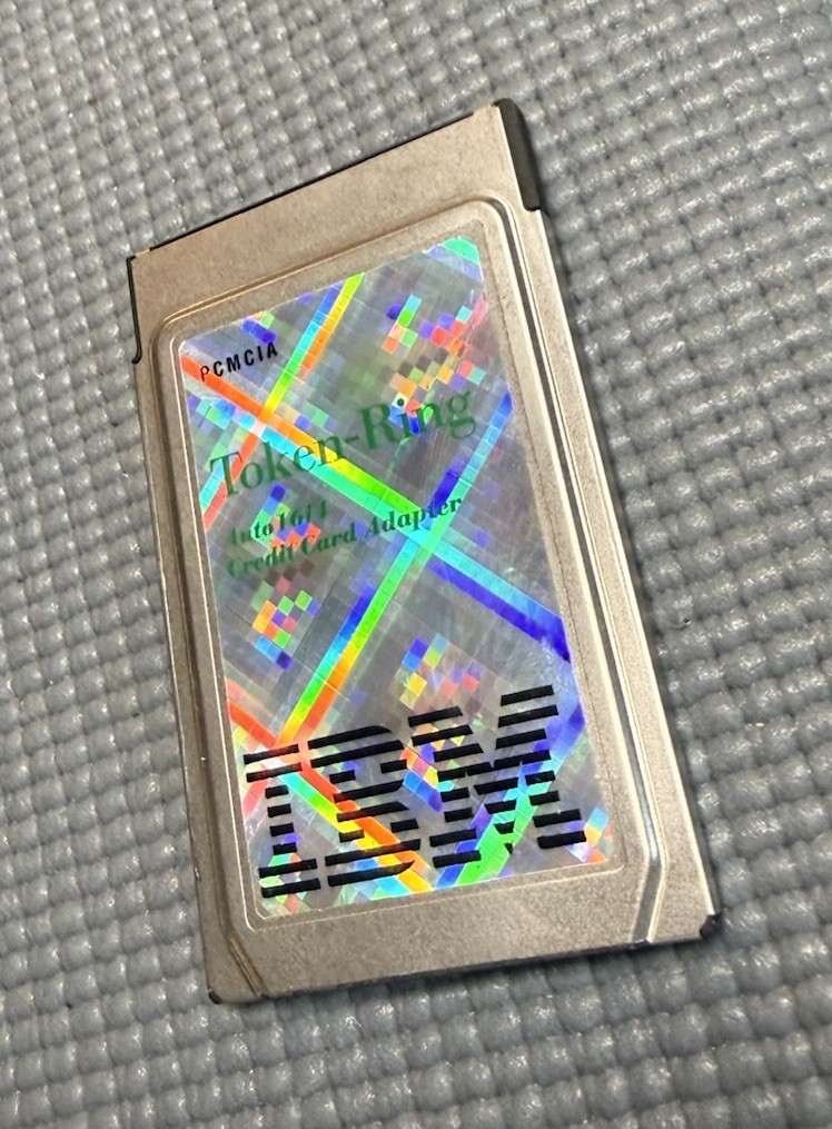 IBM PCMCIA Token-Ring Auto 16/4 Credit Card Adapter (P/N 92G3352)
