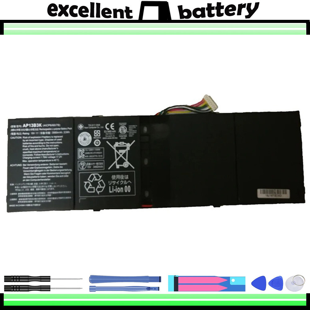 AP13B3K AP13B8K Battery For Acer Aspire R7-571 R7-572 V5-572P V5-573 V5-472 53Wh