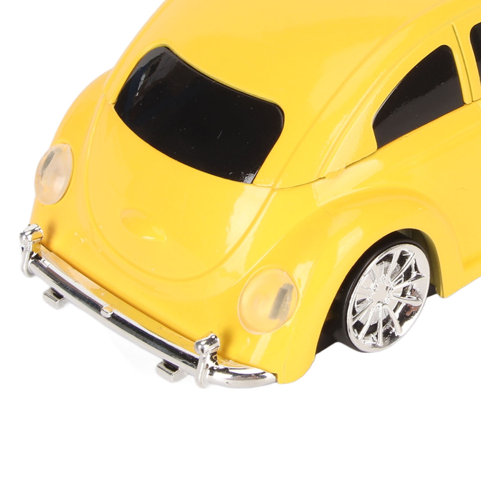 Wireless Mouse Red Sports Car Style 2.4GHz USB Receiver 1600DPI LED Headlamp
