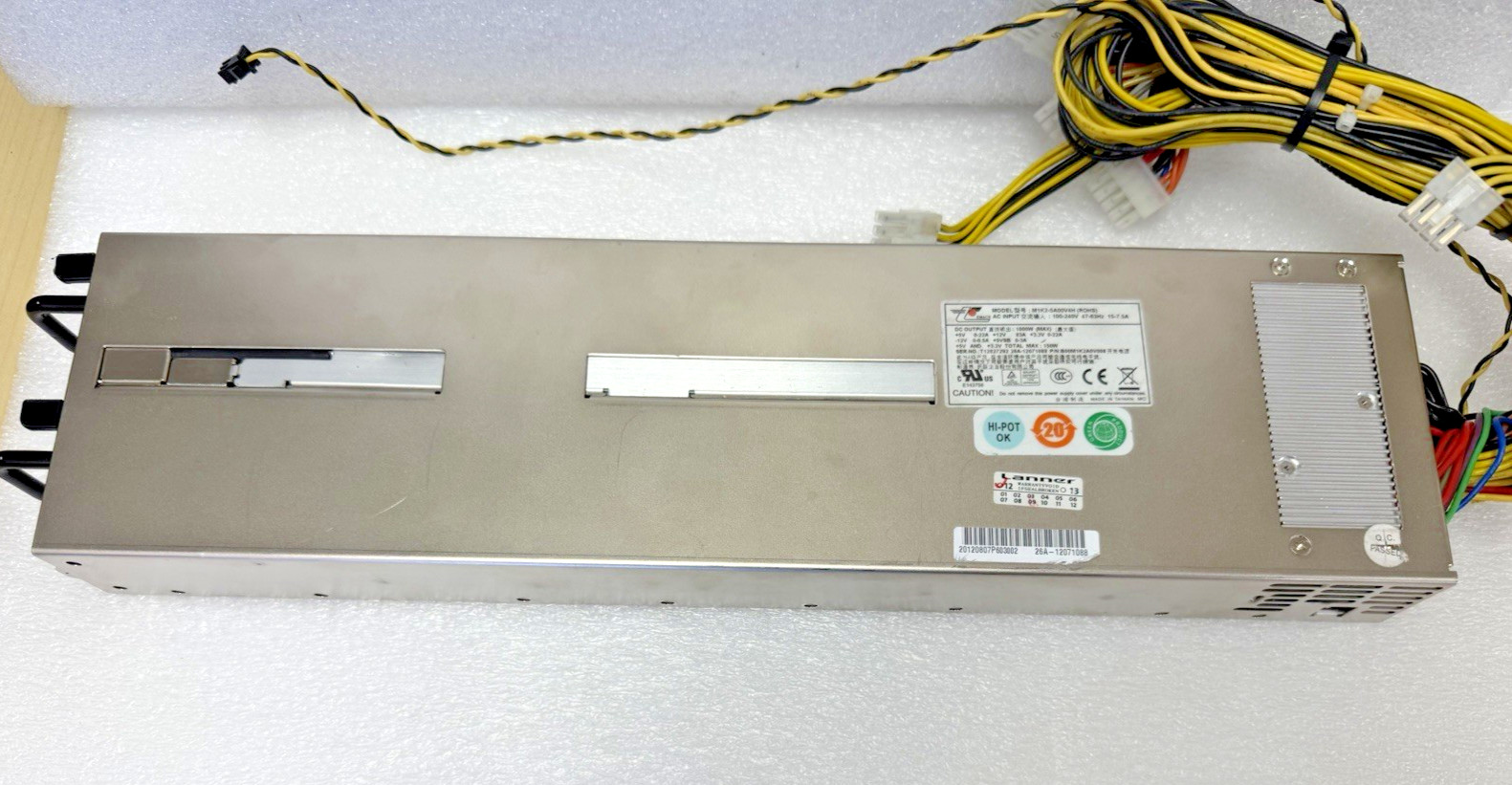 EMACS  P/N M1K2-5A00V-4H 1000watt Server Power Supply System