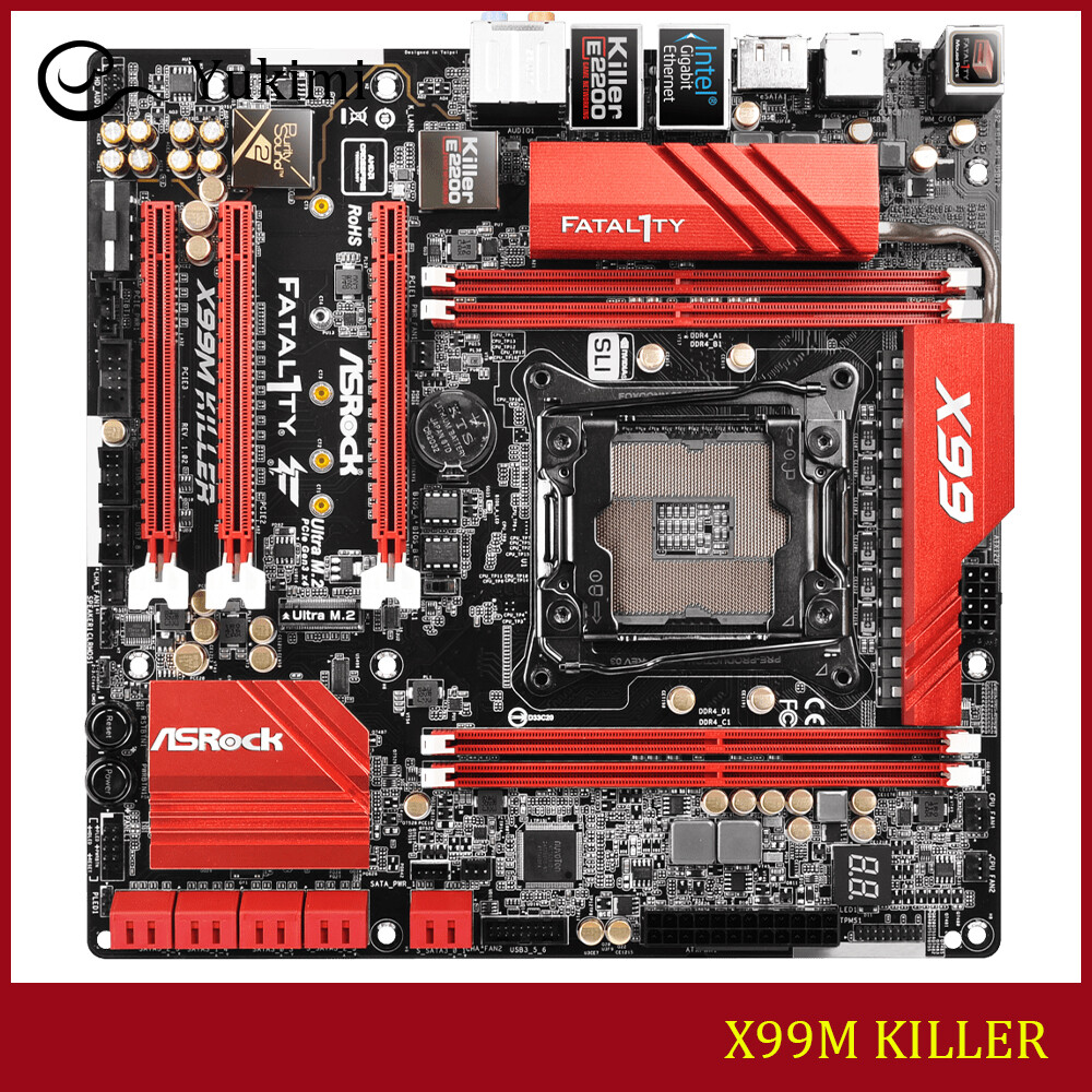 FOR ASROCK Fatal1ty X99M KILLER DDR4*4 128GB LGA 2011-3 Micro ATX Motherboard
