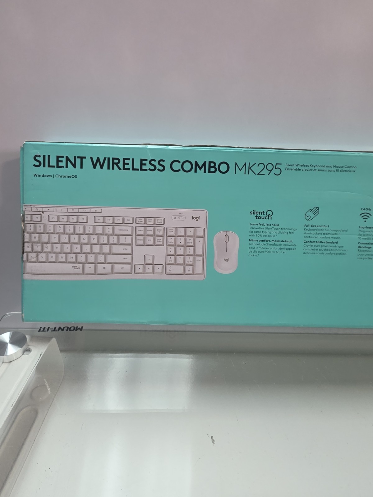 Logitech Logitech MK295 Wireless Mouse & Keyboard Combo White  SEALED  FREE ✈️