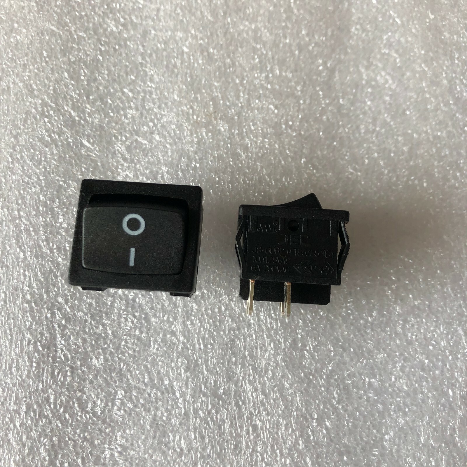 2pcs NEW JS-606P Rocker Switch 4P DPST 10A125V 6A250 JS-606P No-Lamp