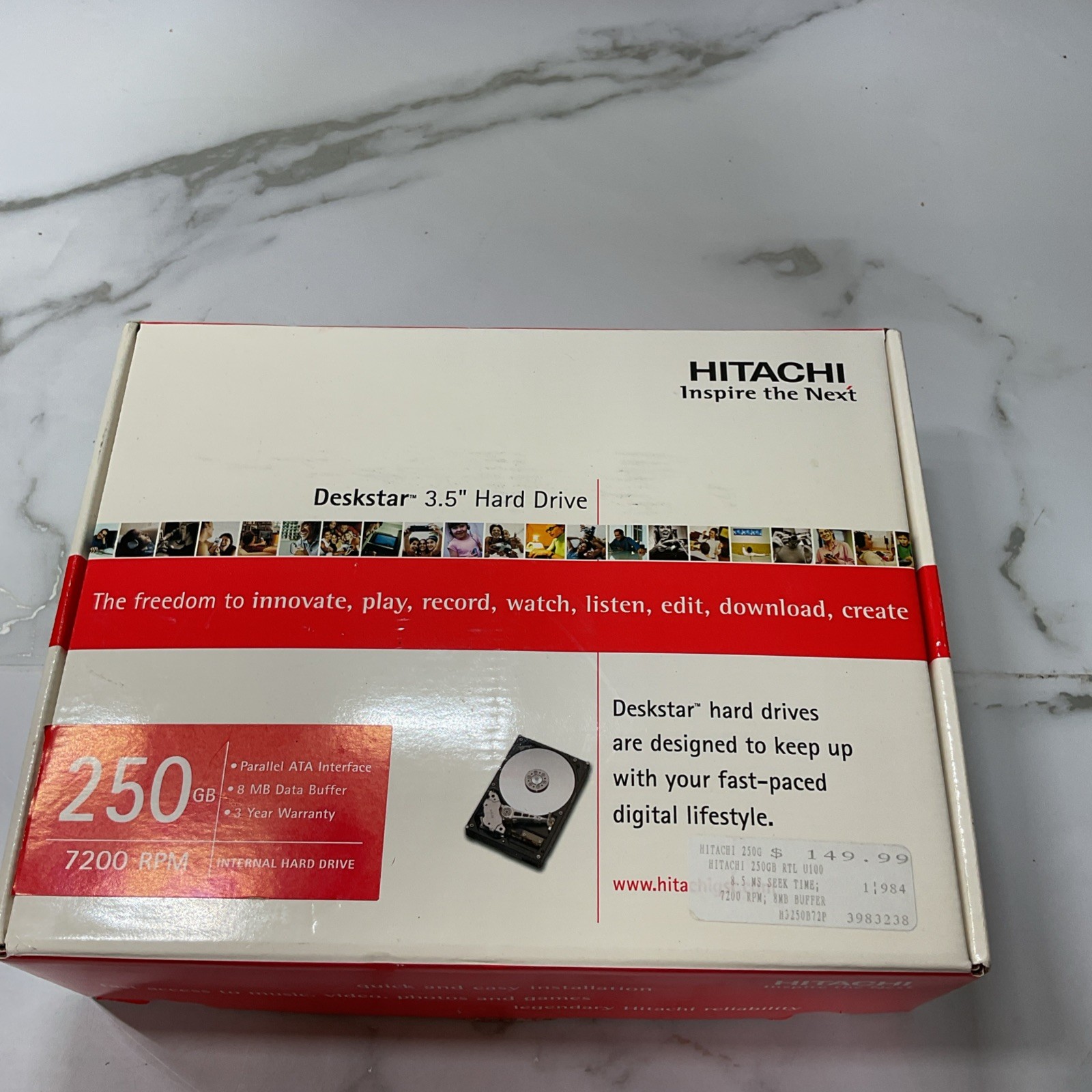 Hitachi 250GB HARD DRIVE 7200 RPM
