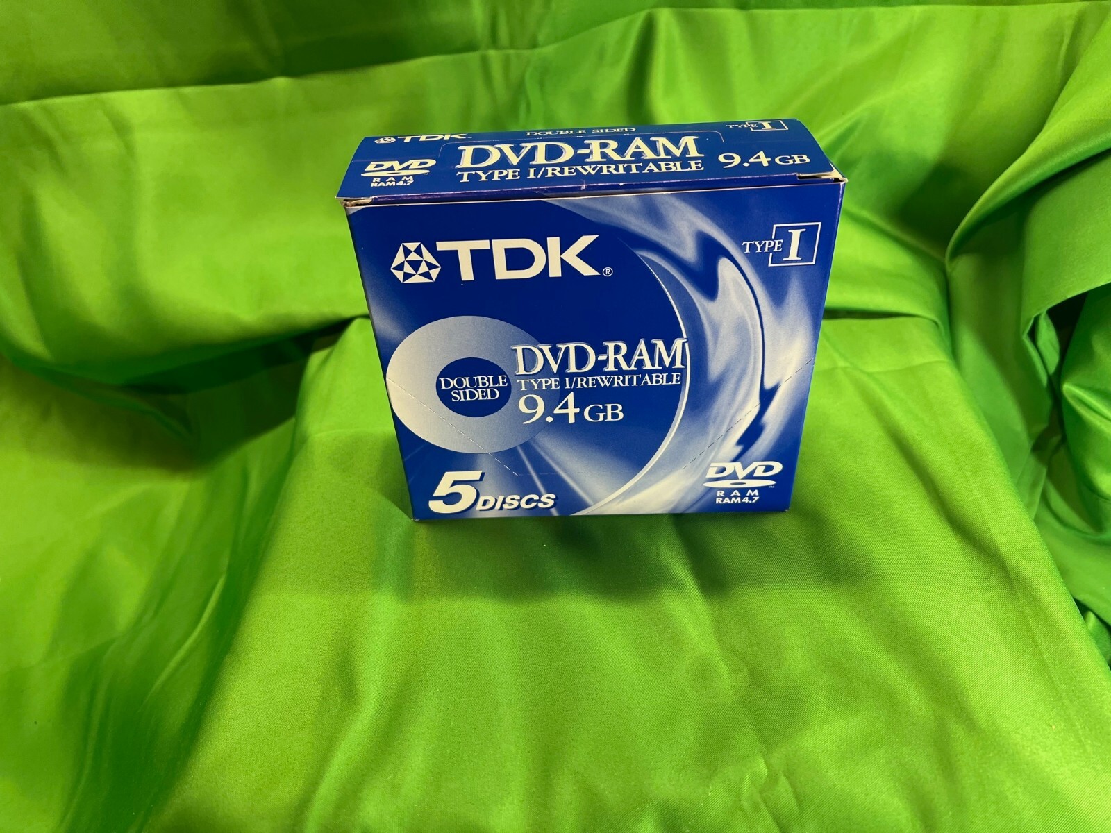 TDK DVD-RAM 9.4GB Double Sided ReWritable Blank DVD RAM Cartridge TYPE I