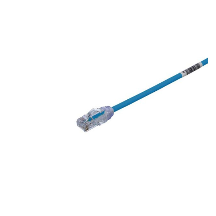 30 ft Panduit UTP28X30BU 28 AWG Copper Cat 6A U/UTP Patch Cord Blue