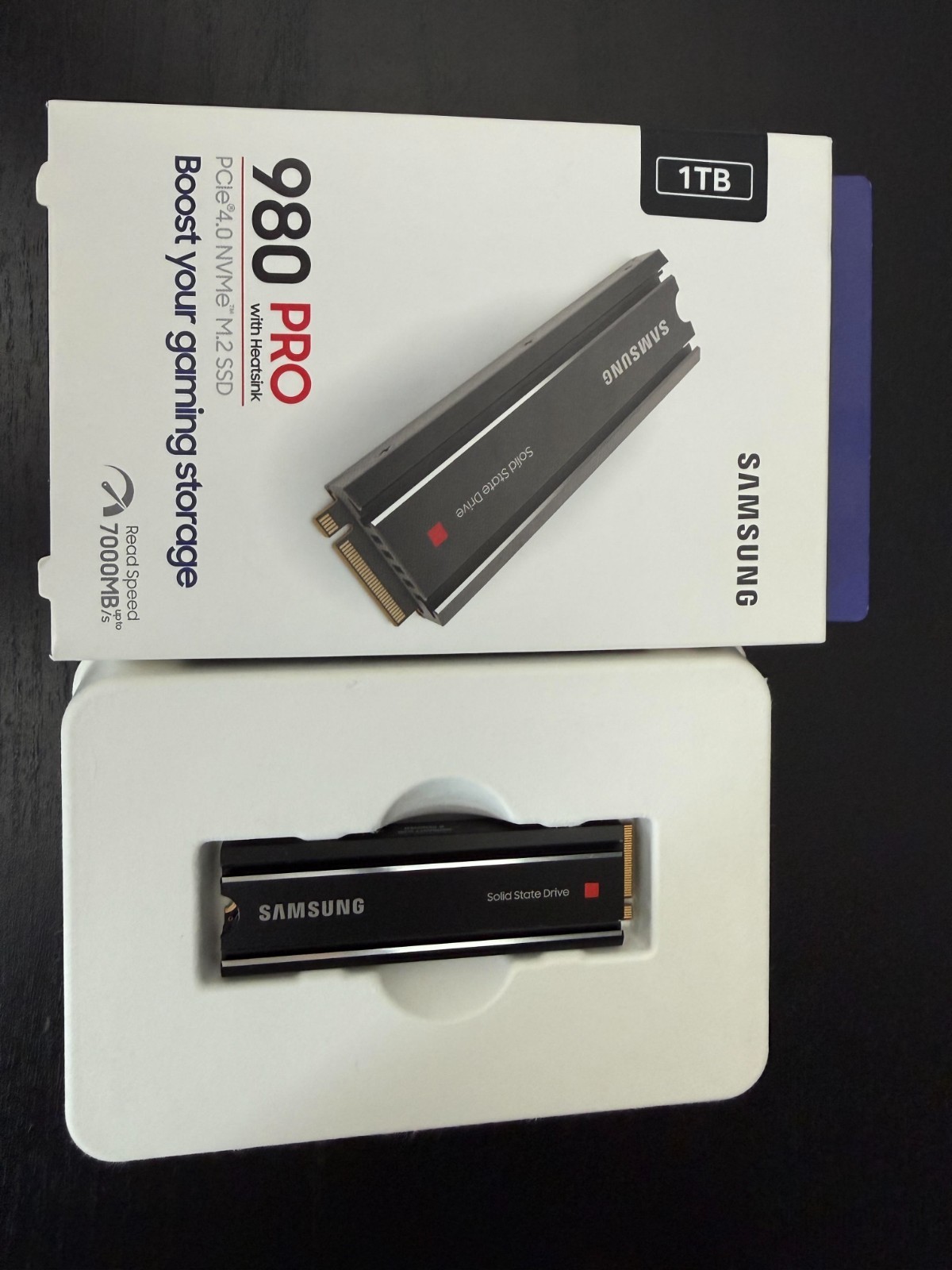 Samsung 980 Pro 1TB with Heatsink