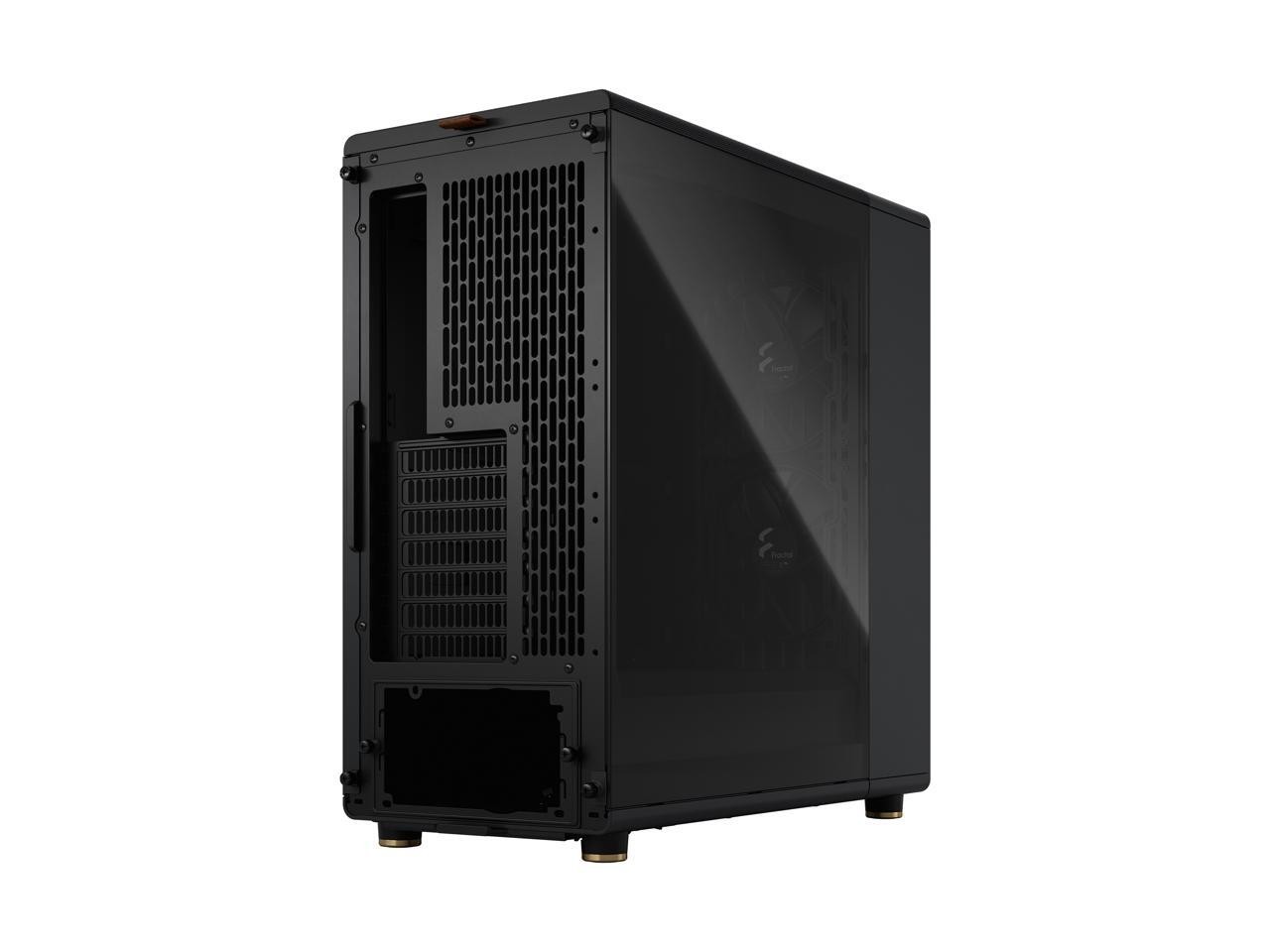 Design North ATX mATX Mid Tower PC Case - North Charcoal Black with Fractal