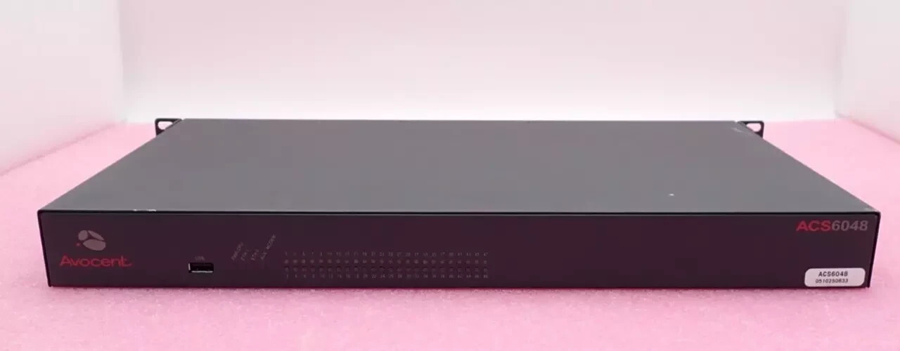 Avocent ACS6048 48-Port Advanced Console Server Dual PSU + Modem ACS6048MDAC-G2