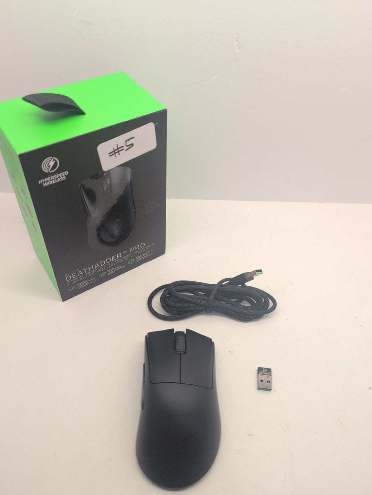 Razer DeathAdder V3 Pro Wireless Gaming Mouse Black With Box #5