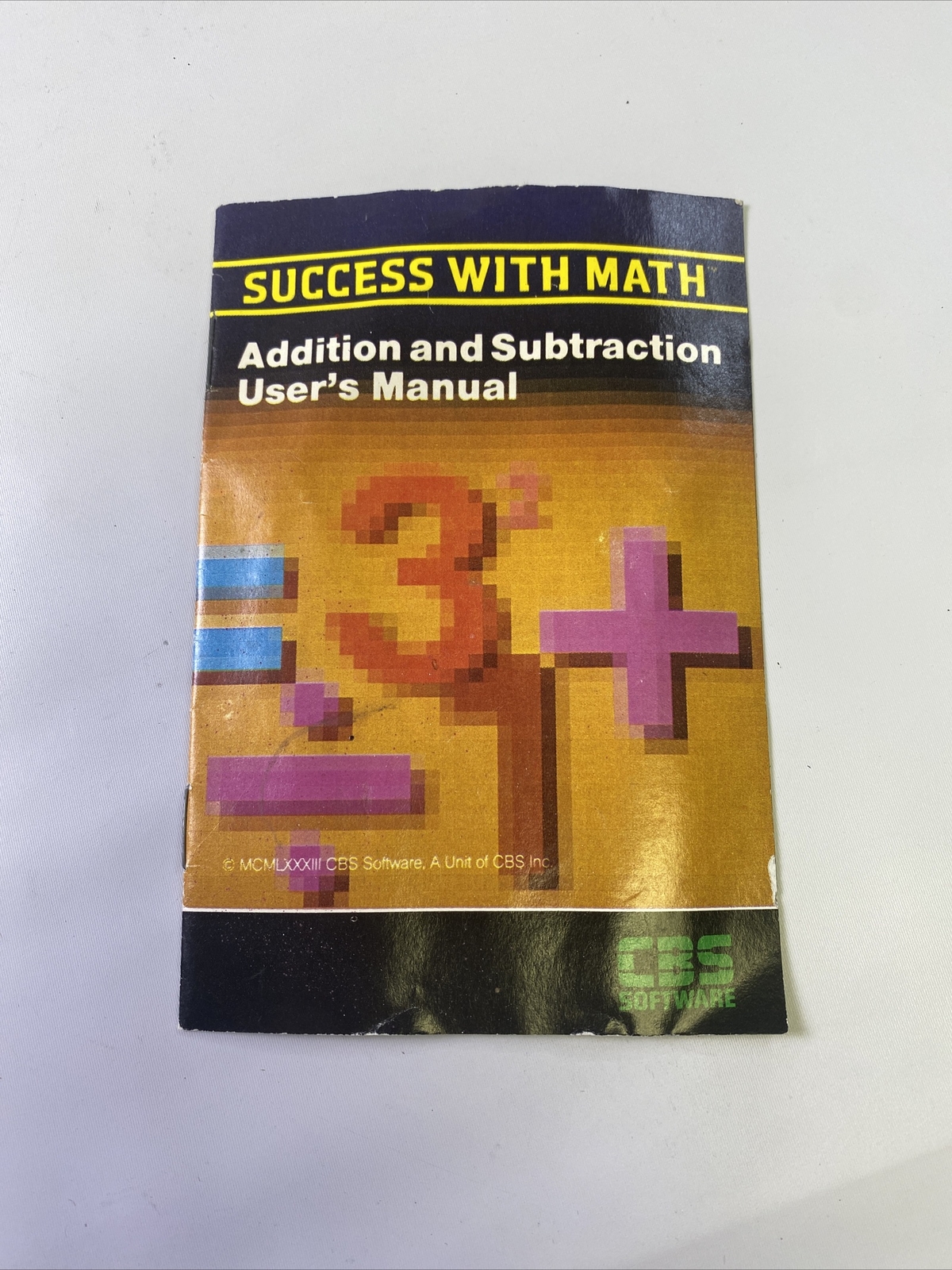 CBS Software Addition & Subtraction User’s Manual Success With Math Manual