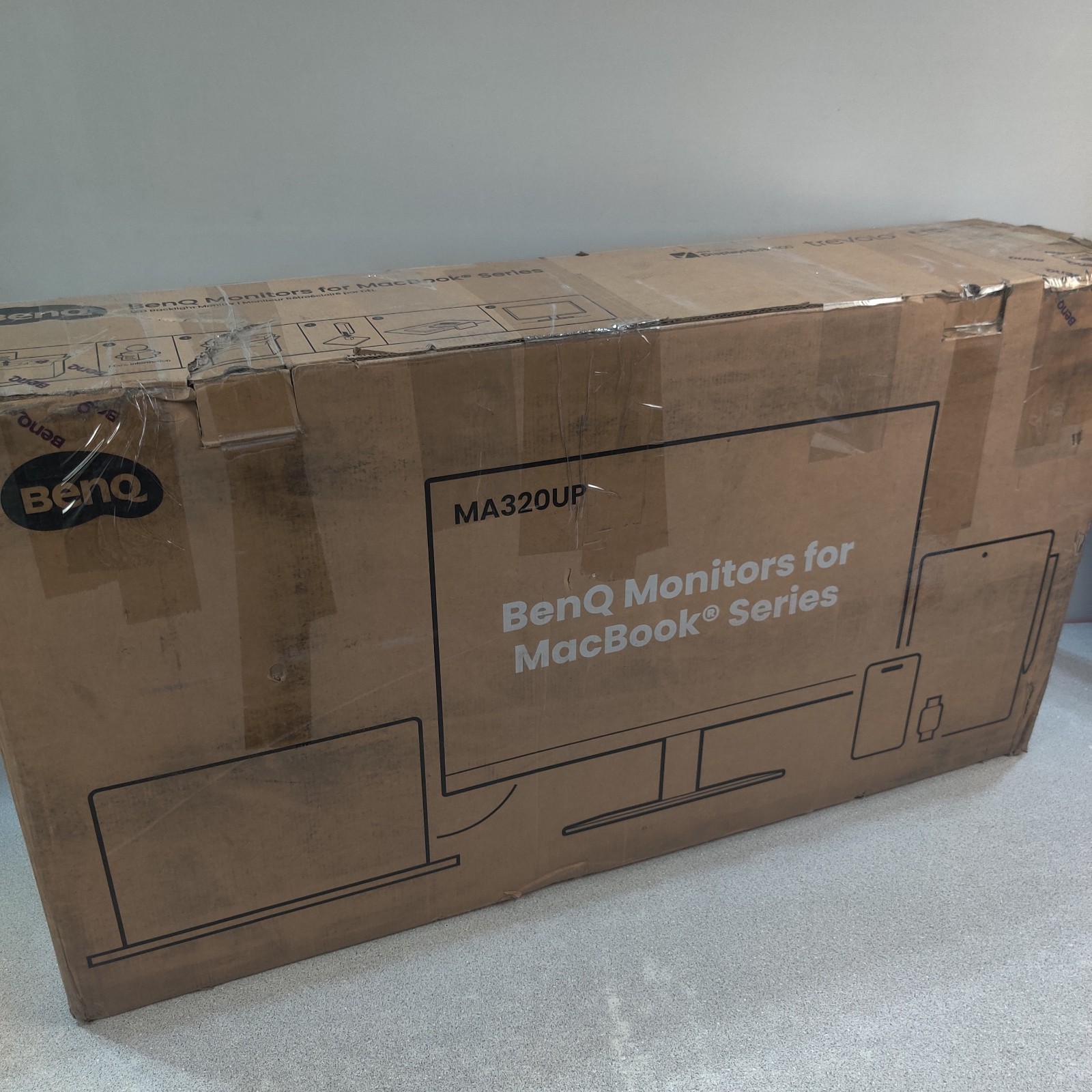 BenQ MA320UP 32” 4K UHD IPS Monitor 1300:1 5ms USB Hub & Stereo Speakers, HDMI