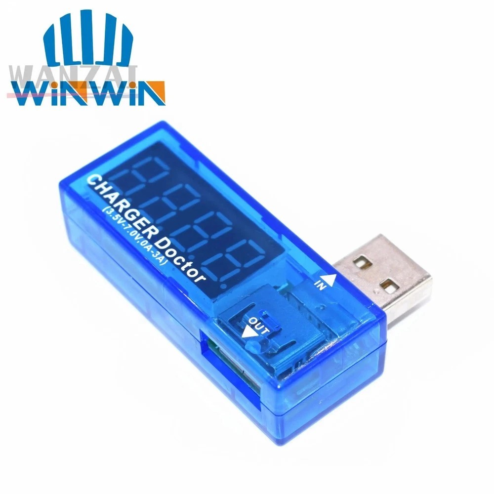 USB Charger Doctor Inline Voltage Current Meter Tester - USB Power Diagnostic
