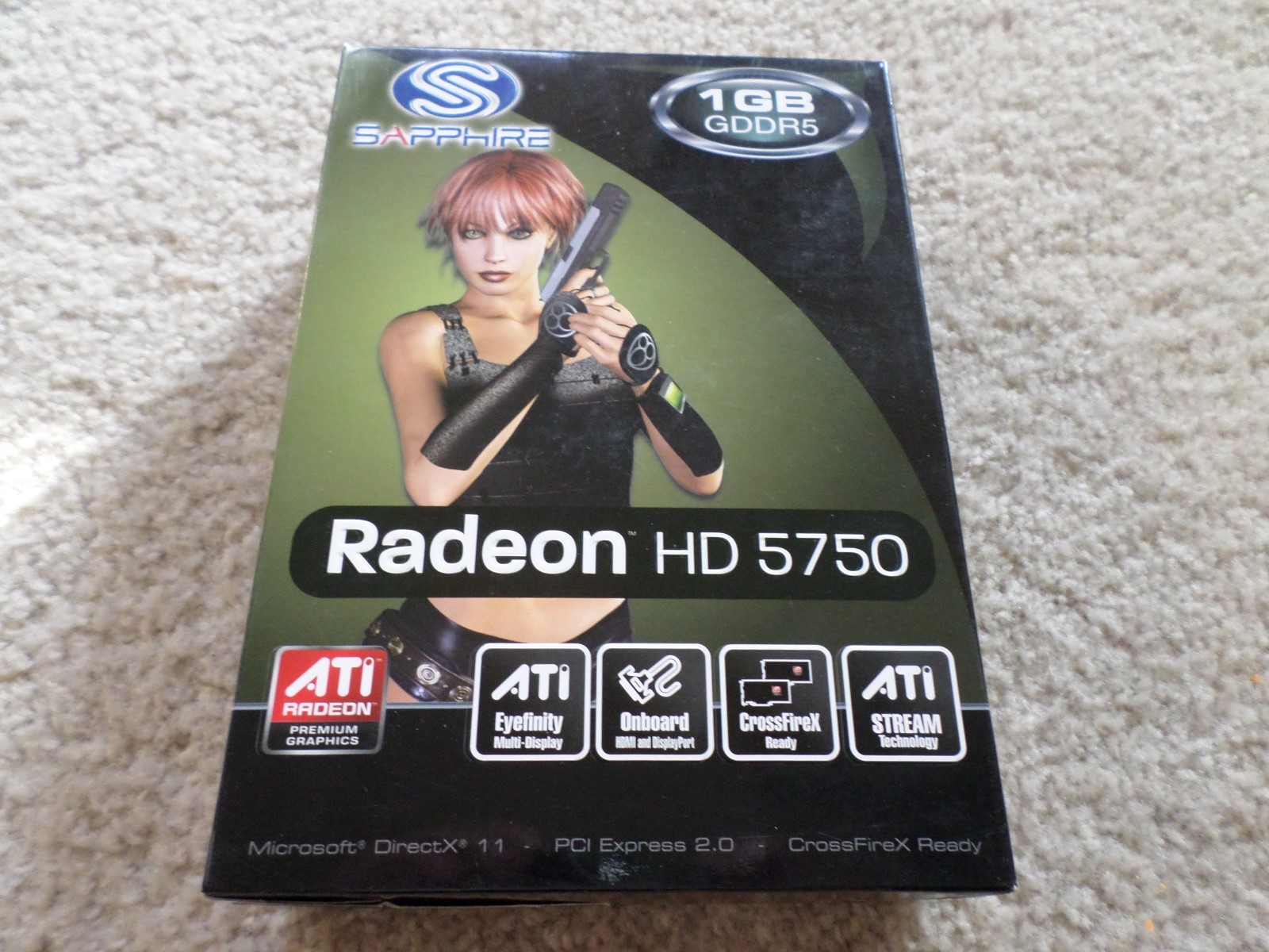 Sapphire Technology ATI Radeon HD 5750 (100284VXL) 1GB GDDR5 SDRAM PCI Express x