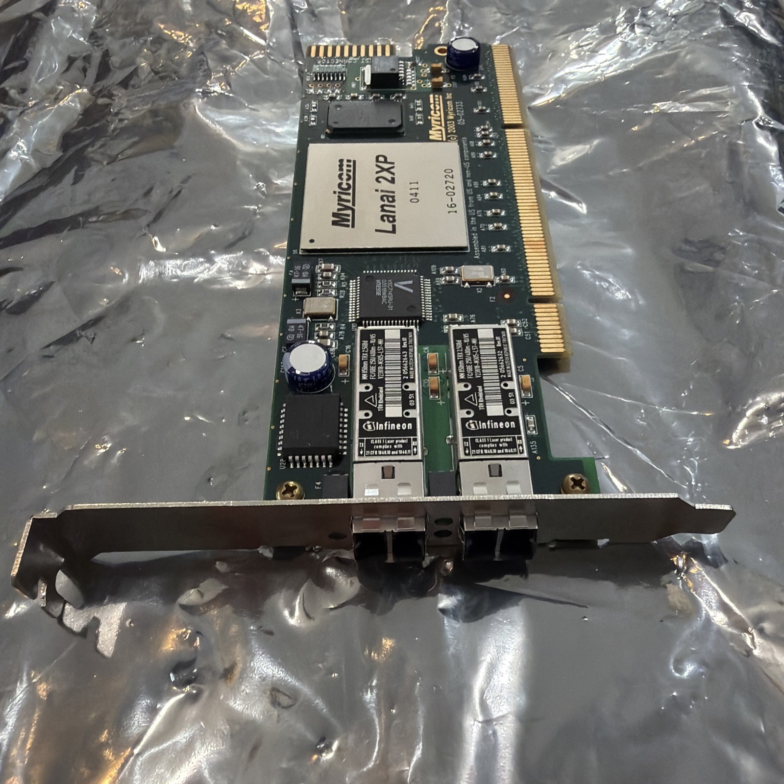 Myricom Lanai ZXP M3F2 PCIXE-2 Dual Port 10GbE Fiber Network Card | 2x SFP+ | PC