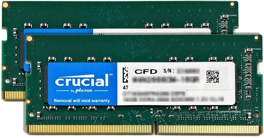 Crucial CFD Sales Laptop Memory PC4-19200 (DDR4-2400) 8GB x 2 (16GB) Compatibili