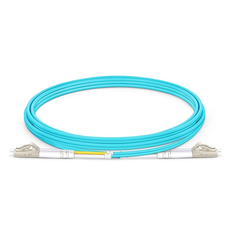3m LC UPC to LC UPC Duplex OM4 Multimode PVC (OFNR)2.0mm Fiber Patch Cable